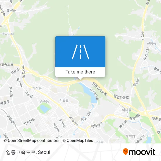 영동고속도로 map