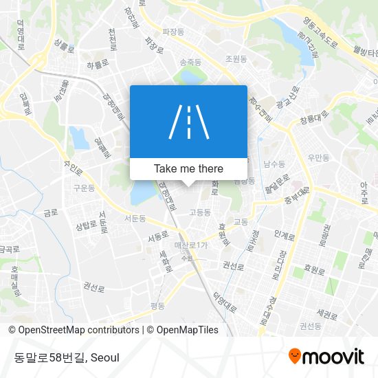 동말로58번길 map