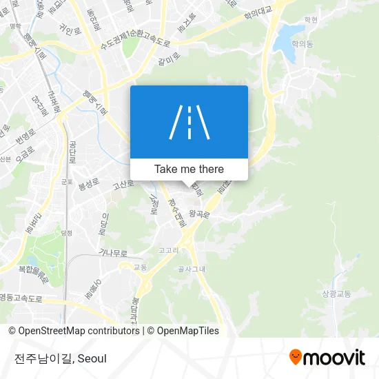 전주남이길 map