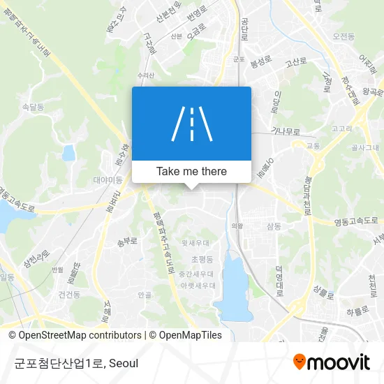 군포첨단산업1로 map