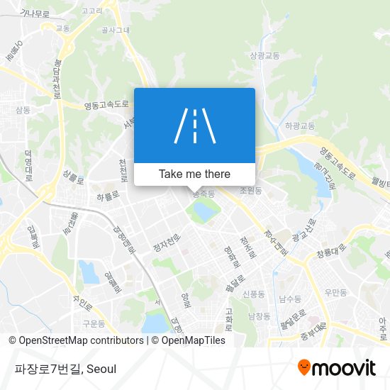 파장로7번길 map