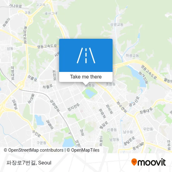 파장로7번길 map