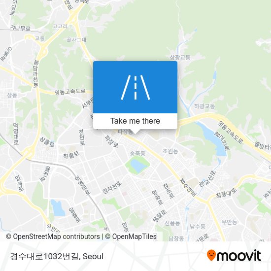 경수대로1032번길 map
