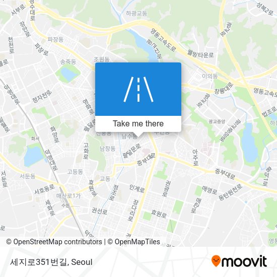 세지로351번길 map