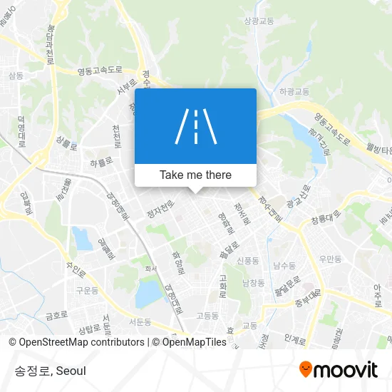 송정로 map
