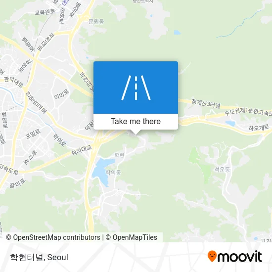 학현터널 map