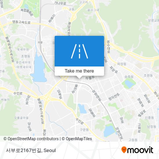 서부로2167번길 map