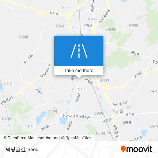 덕녕굴길 map