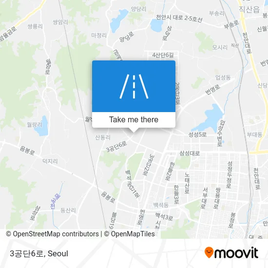 3공단6로 map