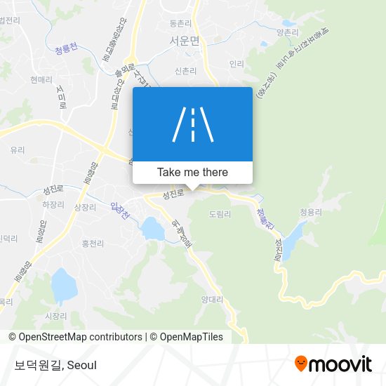 보덕원길 map