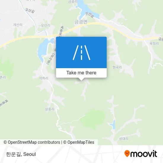 한운길 map