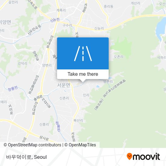 바우덕이로 map