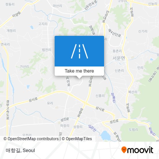 매향길 map