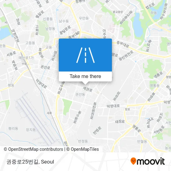 권중로25번길 map