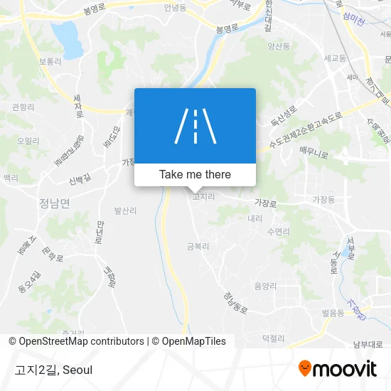 고지2길 map