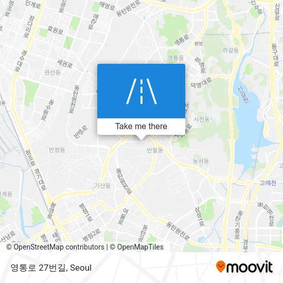영통로 27번길 map