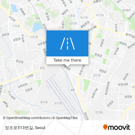 정조로513번길 map