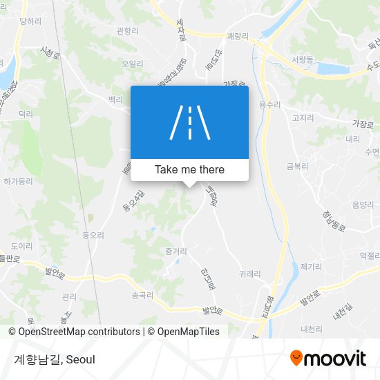 계향남길 map