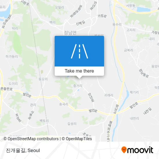 진개울길 map