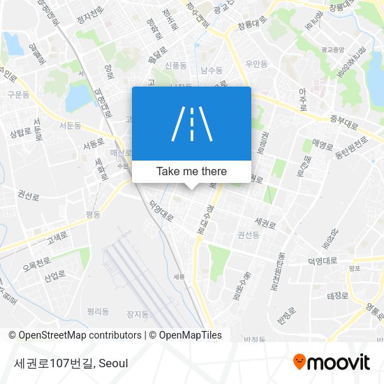 세권로107번길 map