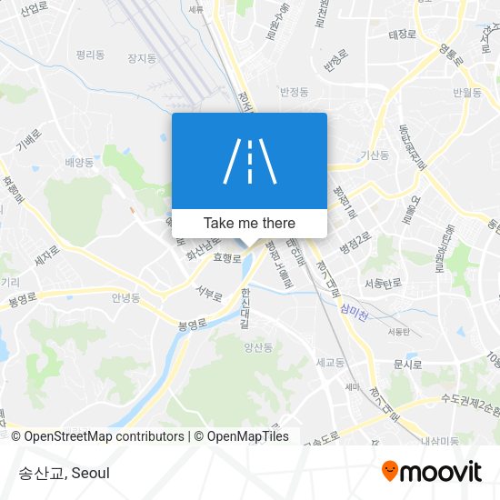 송산교 map