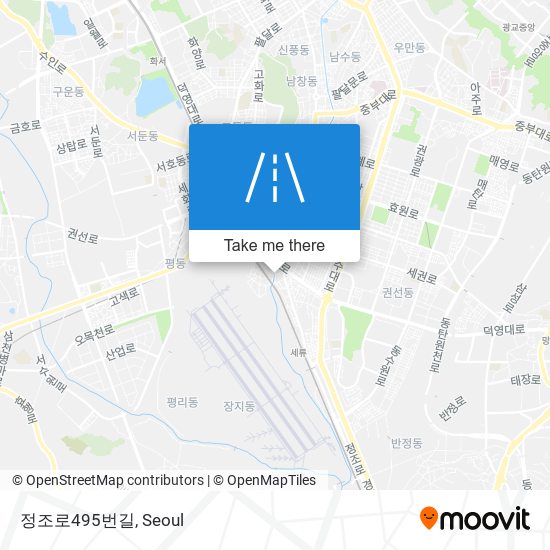 정조로495번길 map