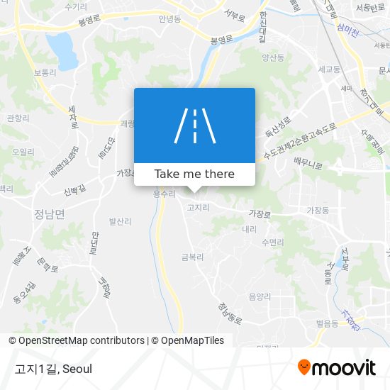 고지1길 map