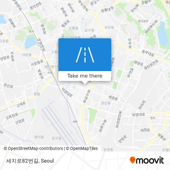 세지로82번길 map