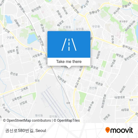 권선로580번길 map