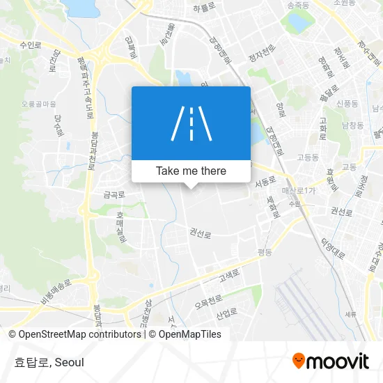 효탑로 map