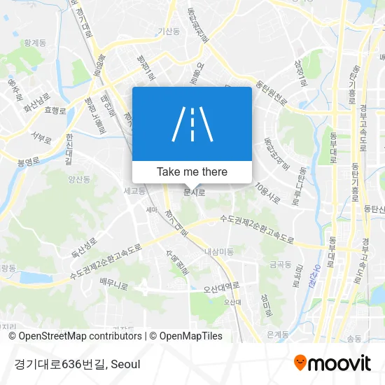 경기대로636번길 map