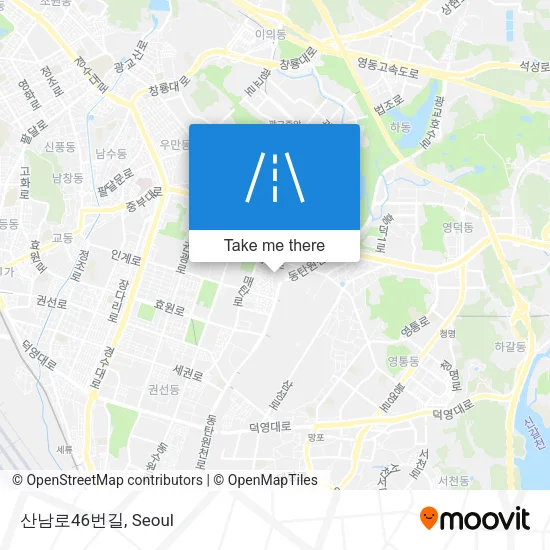 산남로46번길 map