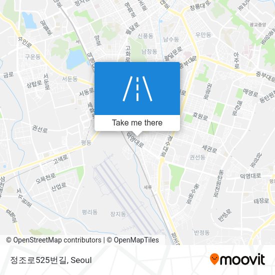 정조로525번길 map
