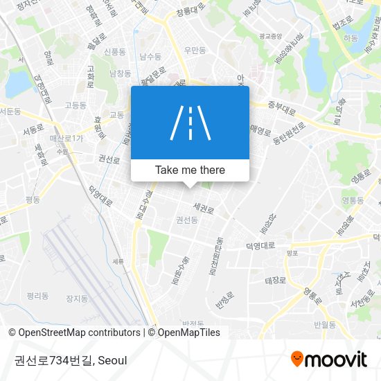 권선로734번길 map