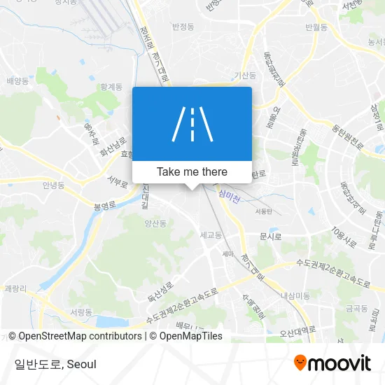 일반도로 map
