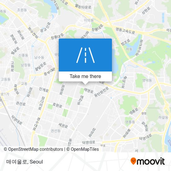 매여울로 map