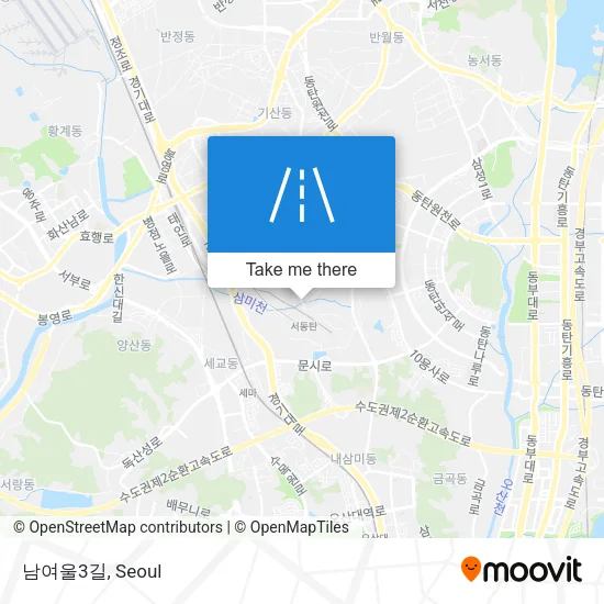 남여울3길 map
