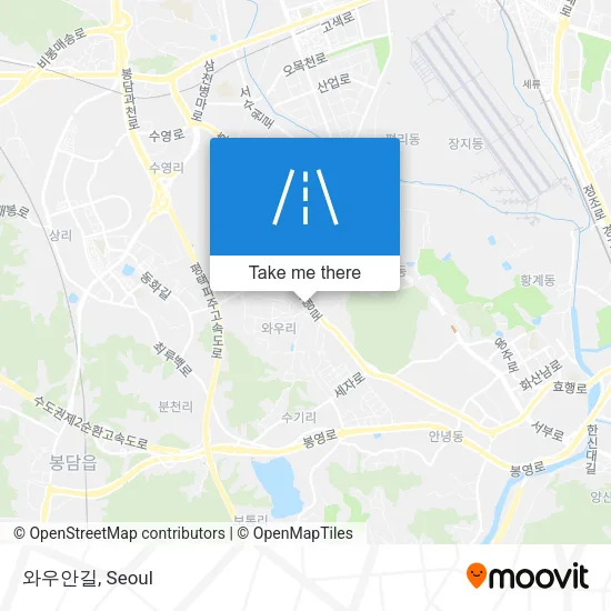 와우안길 map