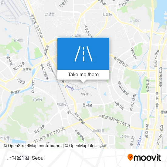 남여울1길 map