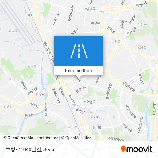 효행로1040번길 map