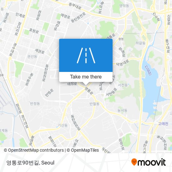 영통로90번길 map