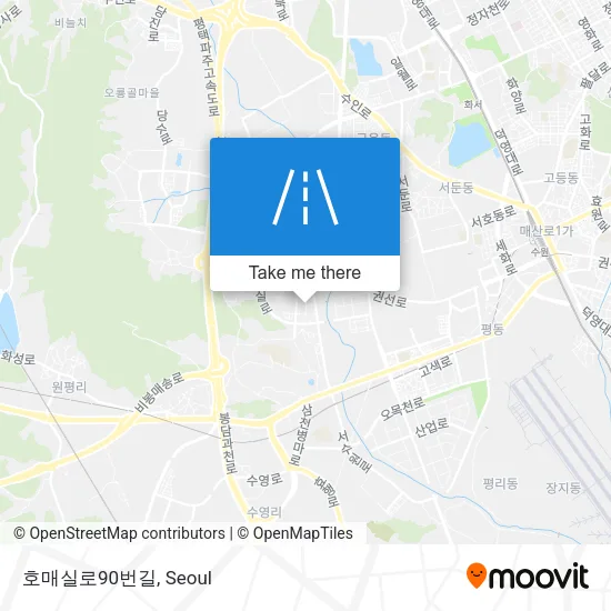 호매실로90번길 map