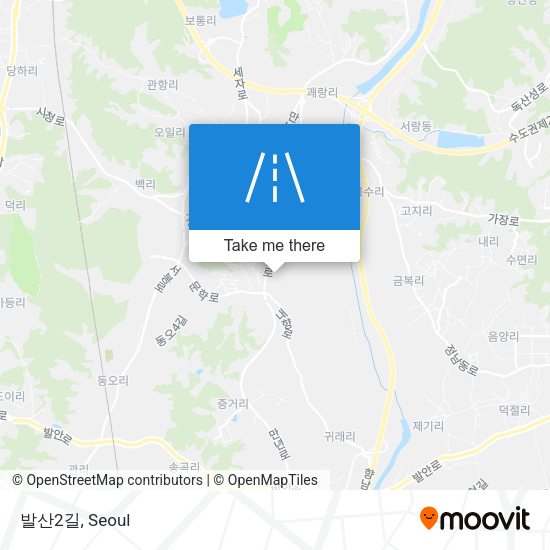발산2길 map