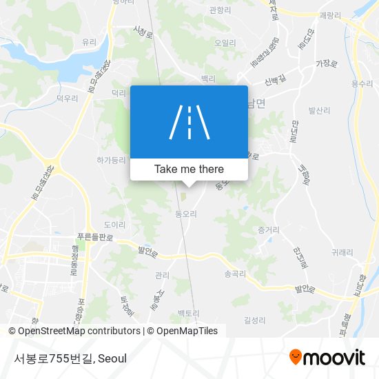 서봉로755번길 map