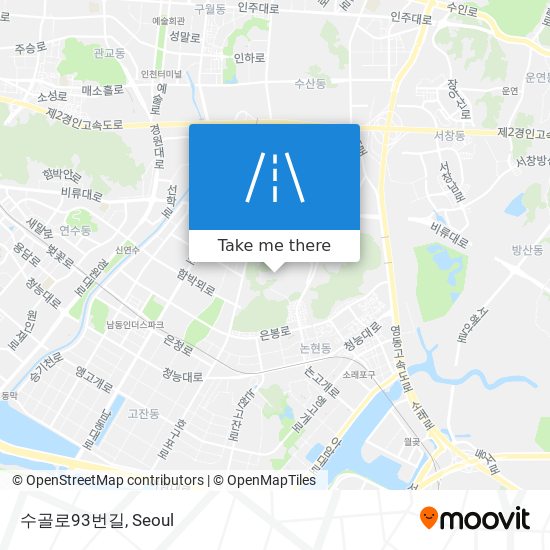 수골로93번길 map