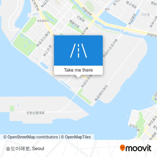 송도미래로 map