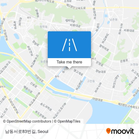 남동서로83번길 map