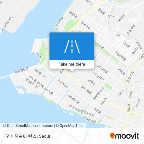 군자천로81번길 map