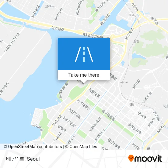 배곧1로 map