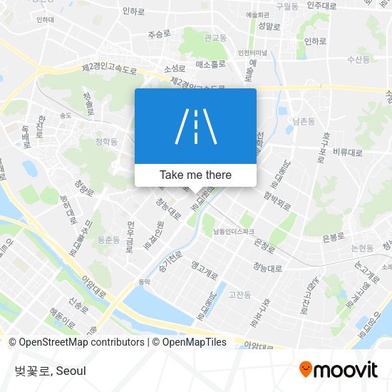벚꽃로 map
